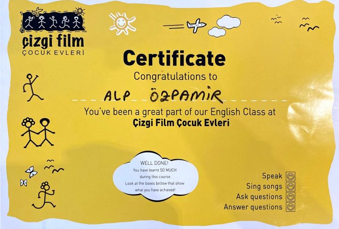 Çizgi Film Çocuk Evleri İngilizce Dersi (2014)