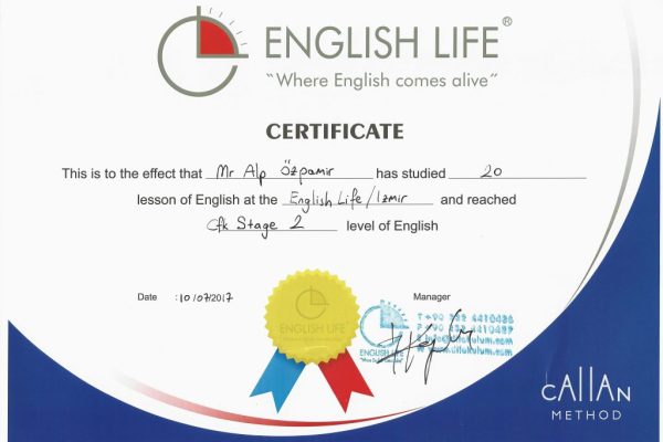 Callan Method - Speaking (English Life, Temmuz 2017)